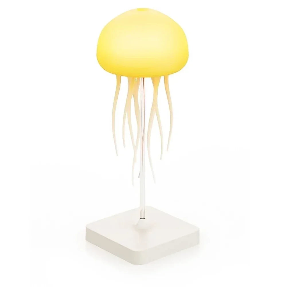 Cartoon Dancing Jellyfish Night Light RGB Gradient Cute Jellyfish Bedside Lamp Voice Control Type-C Charging LED Night Lamp